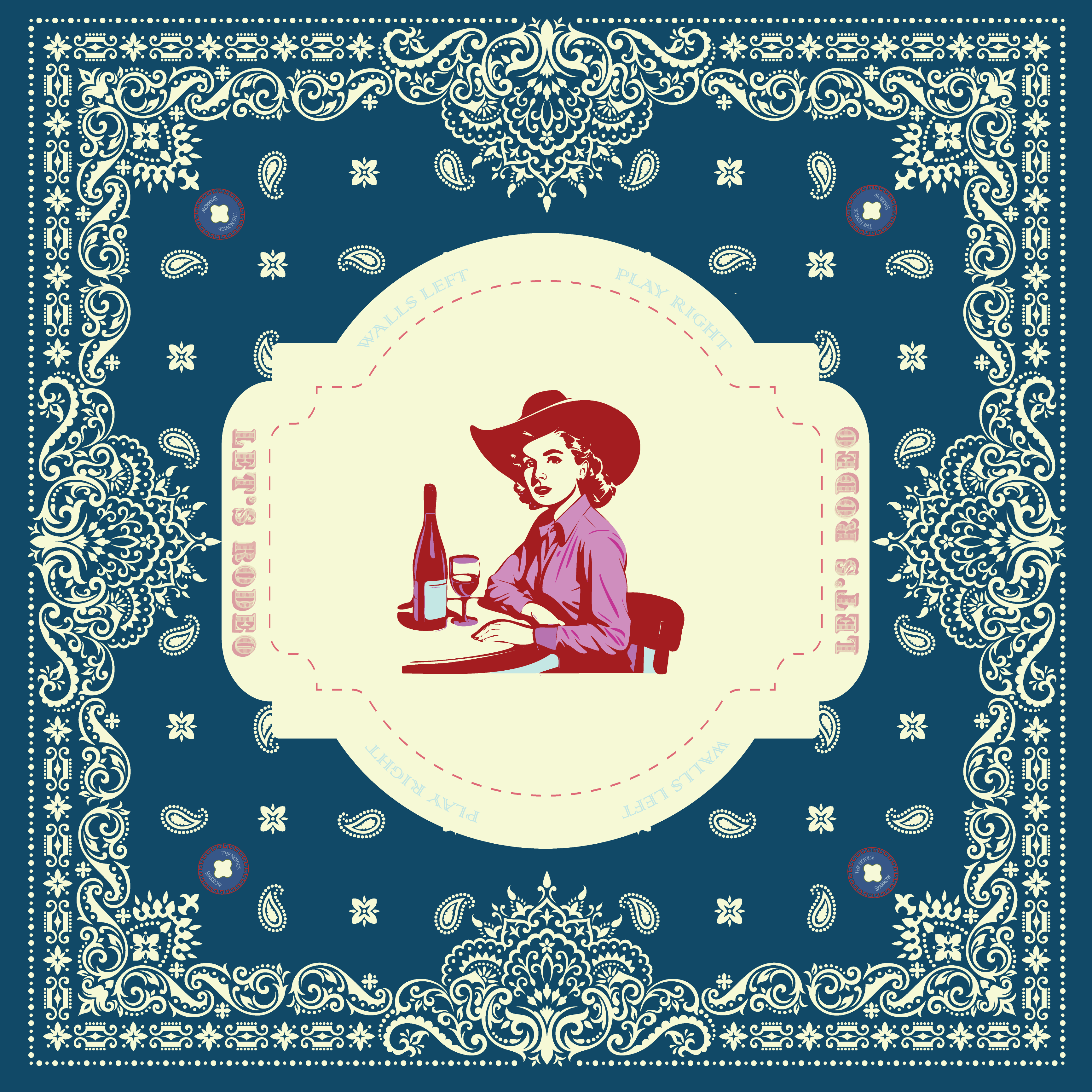 Bandanas & Bordeaux - PREORDER SHIPS SEPTEMBER